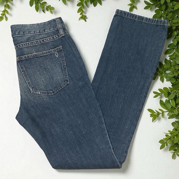 Lauren Ralph Lauren LRL Jeans Women’s 4 Distressed Patchwork Anchor Embroidery - Picture 3 of 4